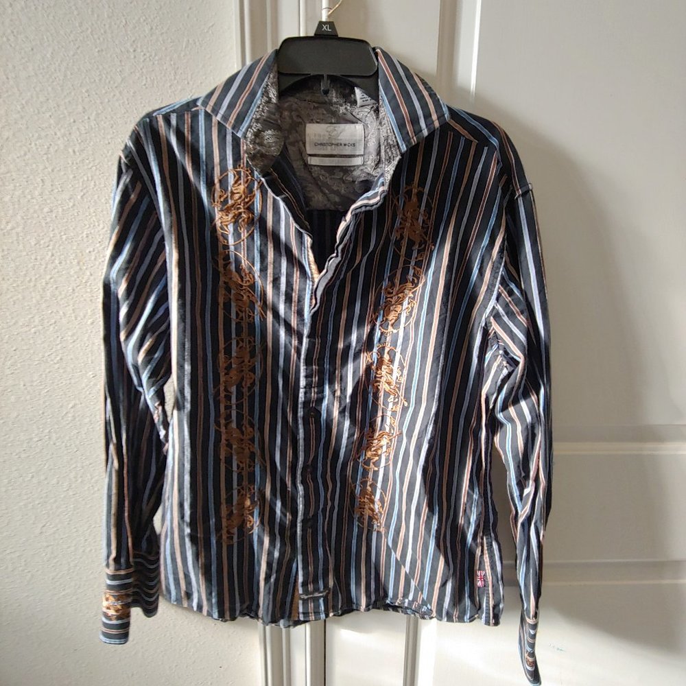 English Laundry Christopher Wicks Mens Large Button Down Shirt